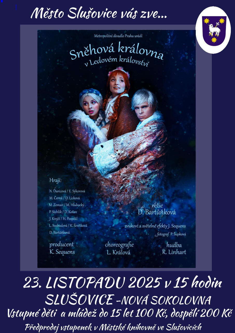 Plakátek Sněhová královna 23.11.2025